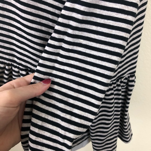 ‼️CLEARANCE‼️ Free People We the Free Striped Peplum Top - Picture 3 of 8